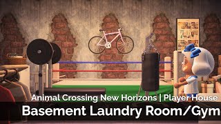 ACNH | Player House - Basement Laundry Room/Gym