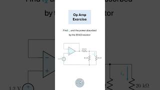 Op Amp Circuit Analysis Exercise: Power Absorbed #electrical #electricalengineering #electronics