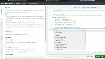 Hackerrank 10 Days of Javascript - Day 1: Let and Const