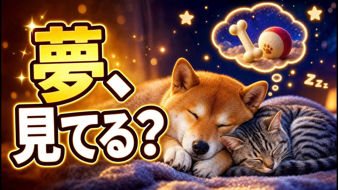 犬と猫は夢を見るの？どんな夢を見てる？