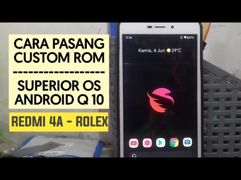Redmi 4A Custom Rom Superior OS Android Q 10 - YouTube