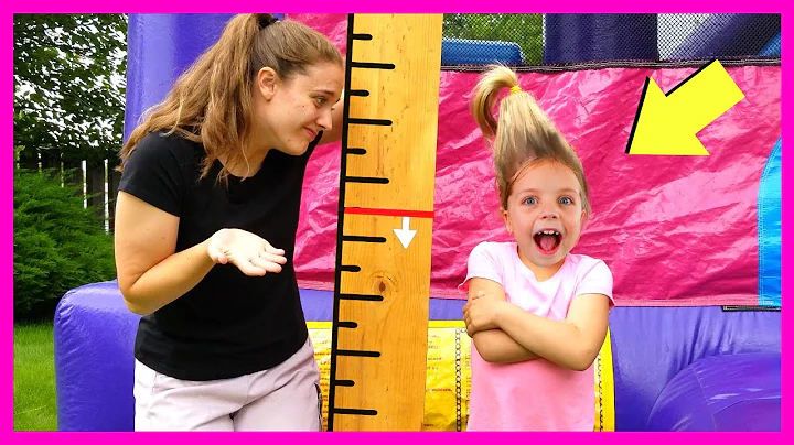 Kin Tin wants to be Taller & Jump on a Trampoline! Is Kin Tin too Tall?