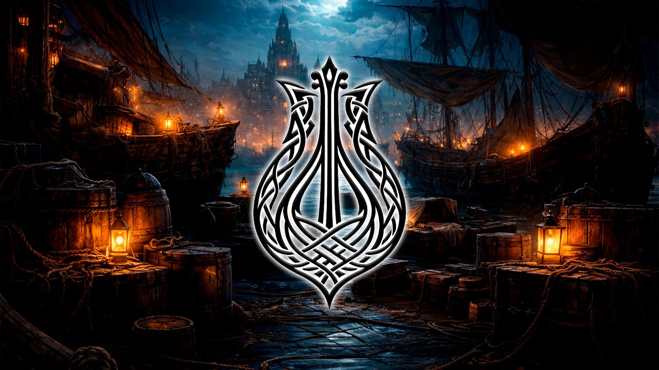 🕯 Where Smugglers Trade in Silence 🌙 | 1 Hour Medieval Harbor Ambience for D&D & RPG