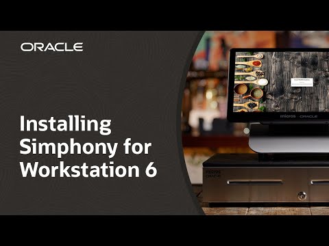 Install Simphony on the Oracle MICROS Workstation 6