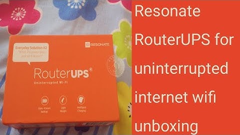 Unboxing RouterUPS uninterrupted wifi from Amazon | Resonate for uninterrupted internet