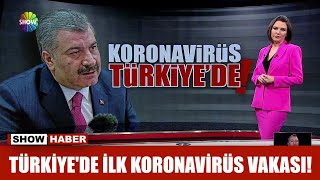 Türkiye'de ilk koronavirüs vakası! Resimi