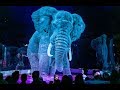 German circus with hologram technology 2019