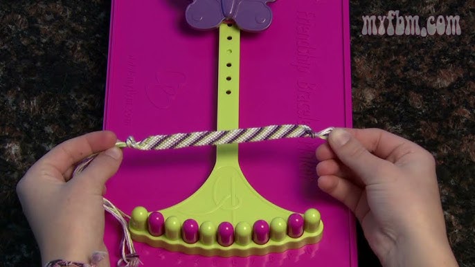 Choose Friendship, My Friendship Bracelet Maker, 20 Pre-Cut Threads Craft Kit Kids Jewelry Kit Coconut