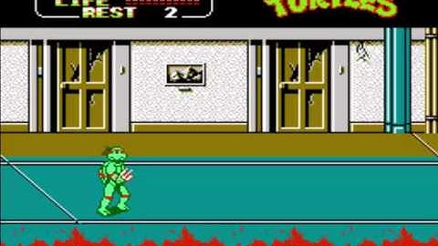 Teenage Mutant Ninja Turtles II - The Arcade Game (NES) - Stage 1 Music