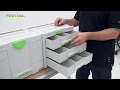 Festool tv pisode 70  sortainer et systainer syscombi