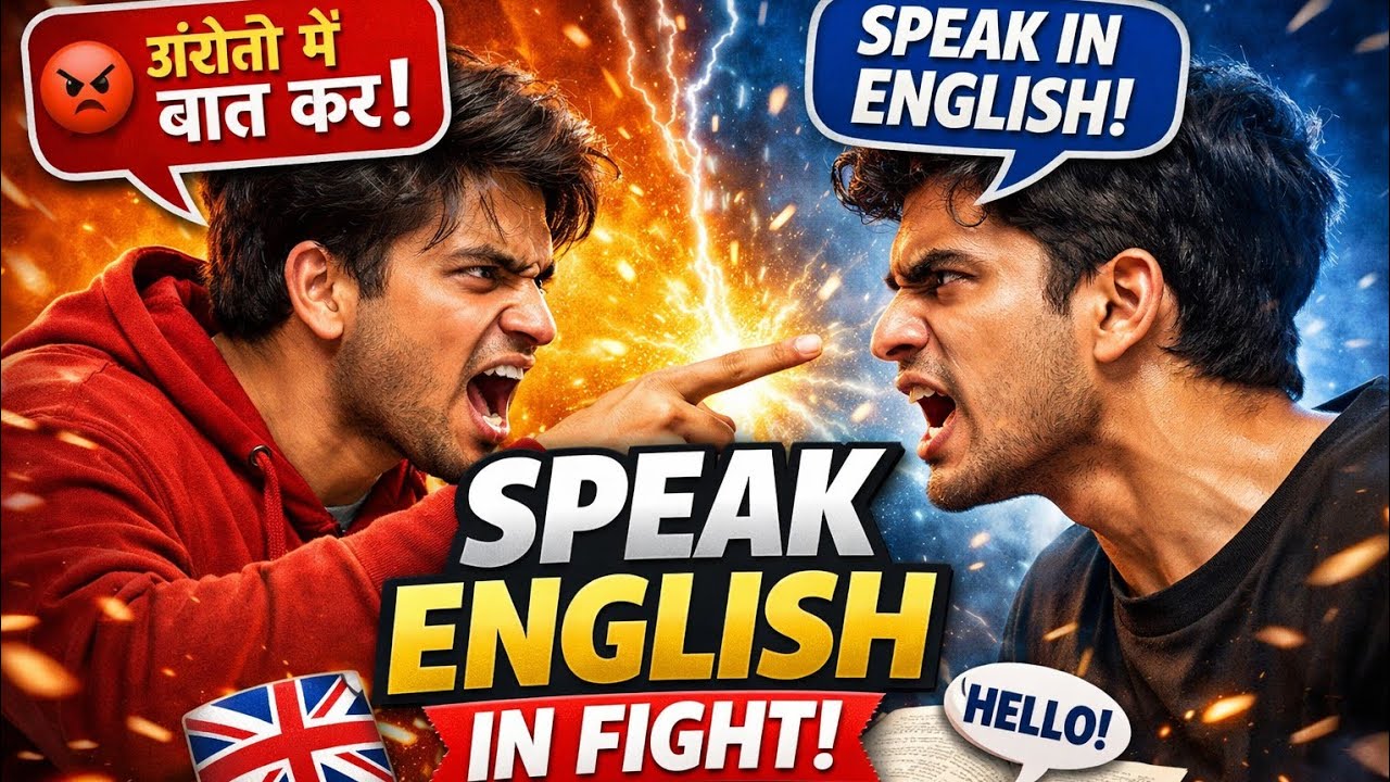 Speak English in Fight 😡 | Angry Conversation Sentences in English | Hindi to English