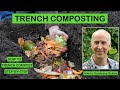 Trench composting  how to trench compost  stepbystep guide