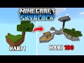 Aku Bertahan Hidup 100 Hari di Minecraft Tapi di SKYBLOCK