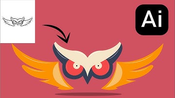 Adobe Illustrator Tutorial: Create vector Owl From Sketch