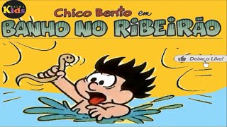 Chico Bento Em Banho De Rio - Gibi Chico Bento - Histórianhas Em Quadrinhos