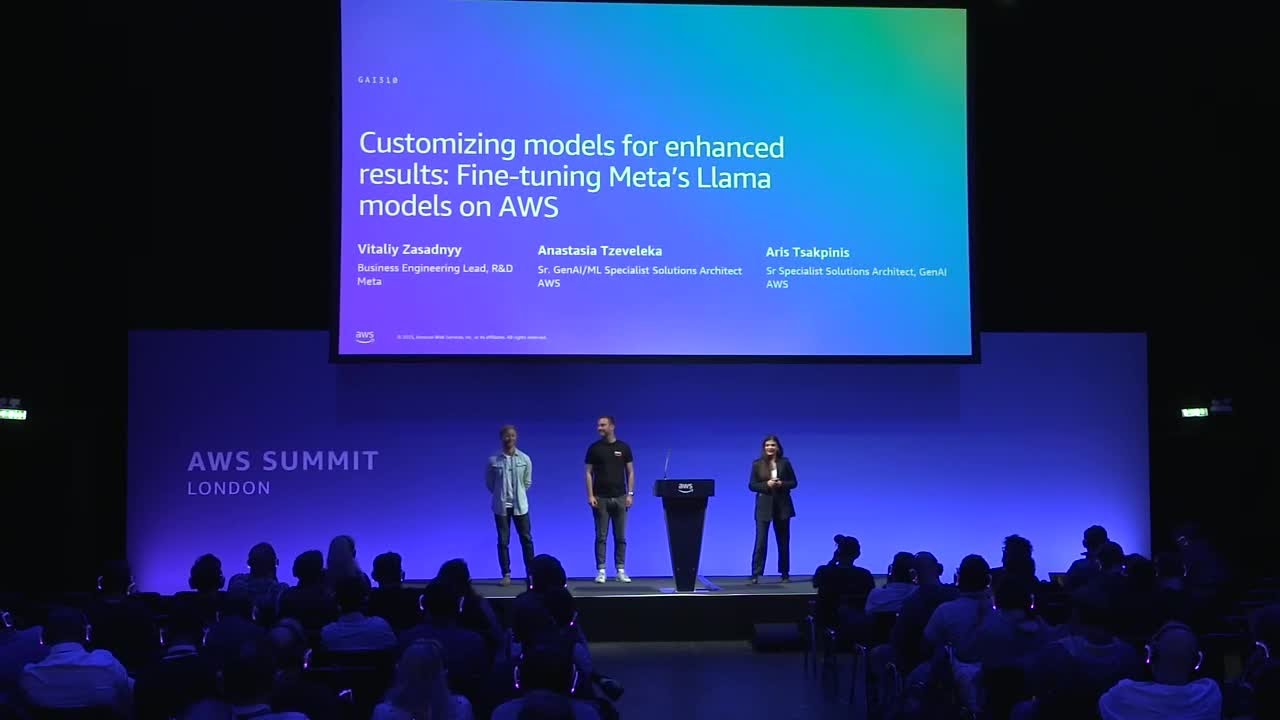 AWS Summit London 2025 - Customizing models for enhanced results: Fine-tuning Meta Llama models on A