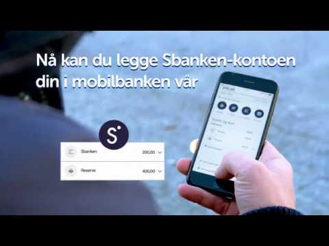 Eksterne kontoer i mobilbanken - Animasjon for SpareBank 1 SR-Bank