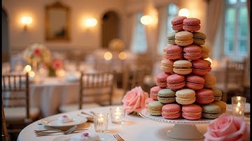 Wedding Macaron Tower Ideas