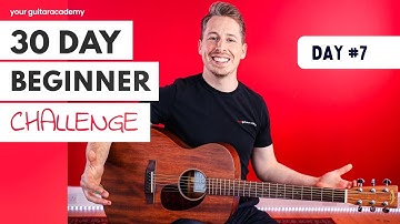 30 Day Beginner Challenge [Day 7] Guitar Lessons For Beginners