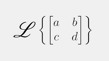 Laplace Transform of a Matrix?