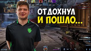 S1MPLE РАЗНОСИТ FACEIT ПОСЛЕ ОТДЫХА!! СИМПЛ С ЧИТЕРСКИМ ПРИЦЕЛОМ В СОЛО ЗАКРЫВАЕТ TRAIN!! CS2 / КС2