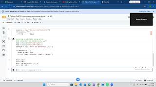Information Python Calculator using if,else statements Update