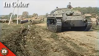 Sturmgeschütz Stug III in action in ww2 [Colorized & Enhanced]