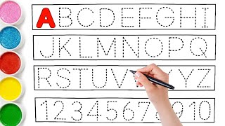 🌈 Learn A to Z Alphabet & 1 to 10 Counting 💖|✍️ Tracing & Writing for Kids ✨ |🎨 Preschool Learning 