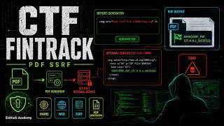 Famous FinTrack CTF Writeup — PDF Generator SSRF | SixHack Academy Profile
