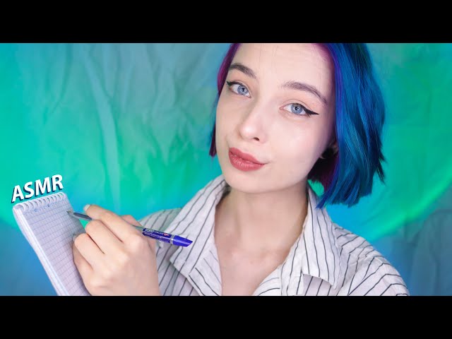 ⚡ ASMR your first appointment with a PSYCHOLOGIST 👩‍⚕ | asmr role play