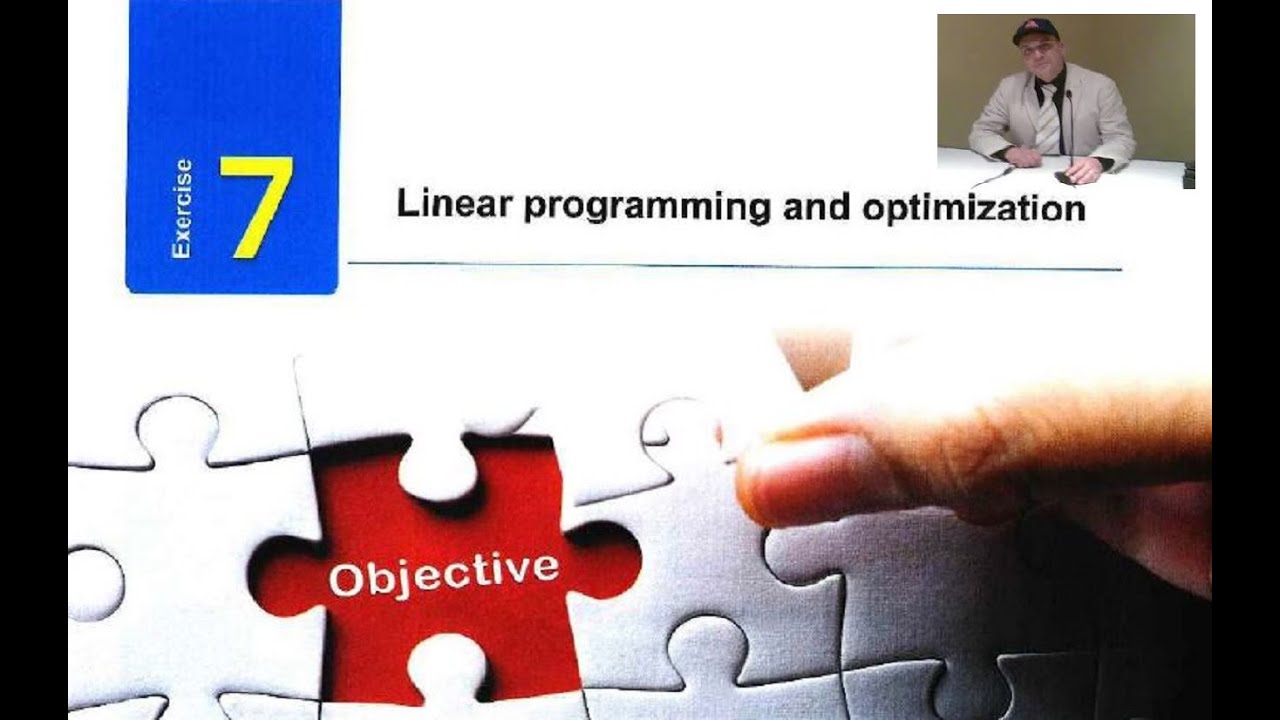 solving exercise 7 algebra, linear programming and optimization ...