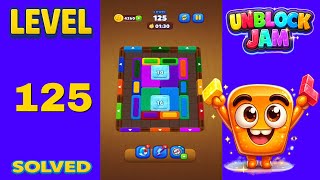 Unblock Jam Level 125 Walkthrough Solution