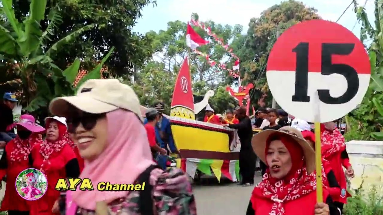 Kemeriahan KARNAVAL HUT RI Ke 80 TH Ds  Pesantunan 2025