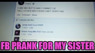 03012015 - Facebook prank for my sister | Vlog #436 screenshot 2