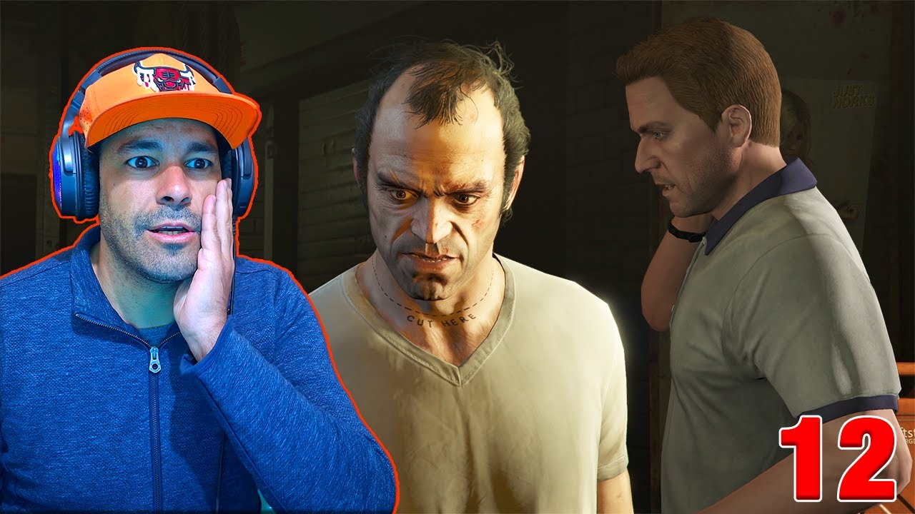 قراند 5 - جنون تريفور في استجواب الشخص المخطوف 🤯