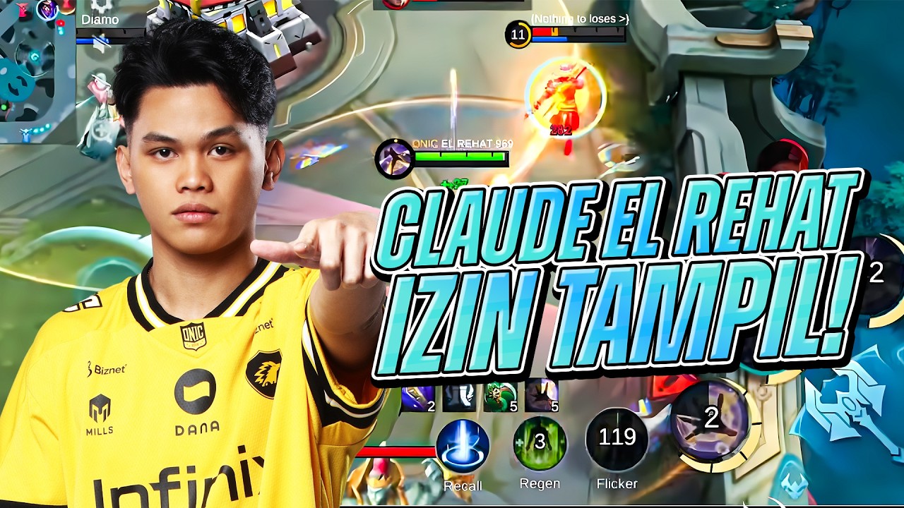 CLAUDE EL REHAT IZIN TAMPIL !!