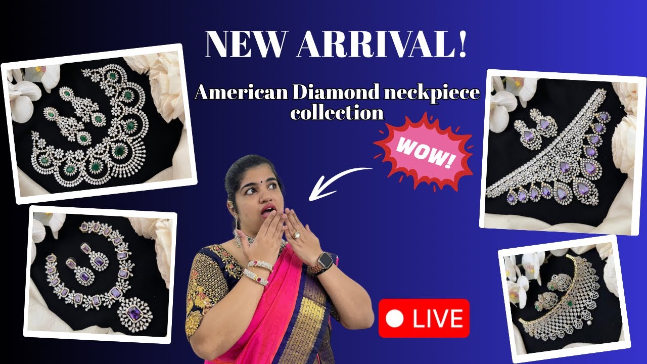 Real diamond look alike jewellery  - Live with Vaish
