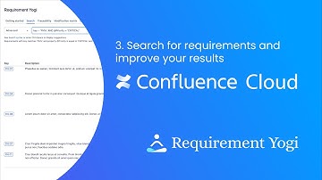 How to find requirements and improve search results in Confluence Cloud?