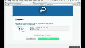 How to use Parse Cloud Code on back{4}app