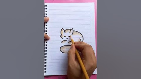 coloring the kitty cat | original video tutorials #satisfying #creativeart #drawingforbeginners