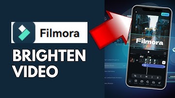 How to Brighten Video on Filmora App 2024?