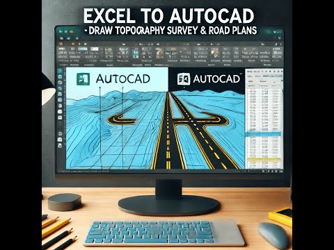 How to Draw Topography Survey Data  From Excel To AutoCad