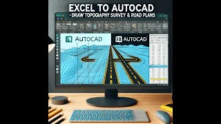 How to Draw Topography Survey Data from Excel to AutoCAD: Auto Plot Contours & Road Plan with VBA