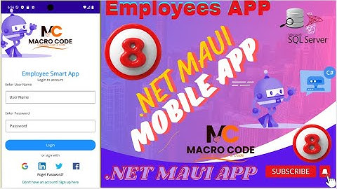 EPISODE 8  Employees Smart APP .NET 9.0 - COMPLETE .NET MAUI IN .NET 9.0 APP- SQL,REFIT,REST API🚀💥