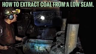 The Last Pit. On the coalface at Ayle Colliery. The scraper box.