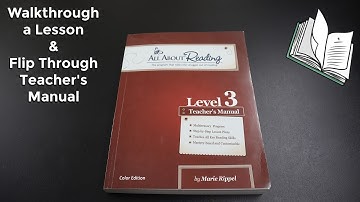 ALL ABOUT READING LEVEL 3| Walk Through A Lesson| Flip Through The Manual| Homeschool Curriculum