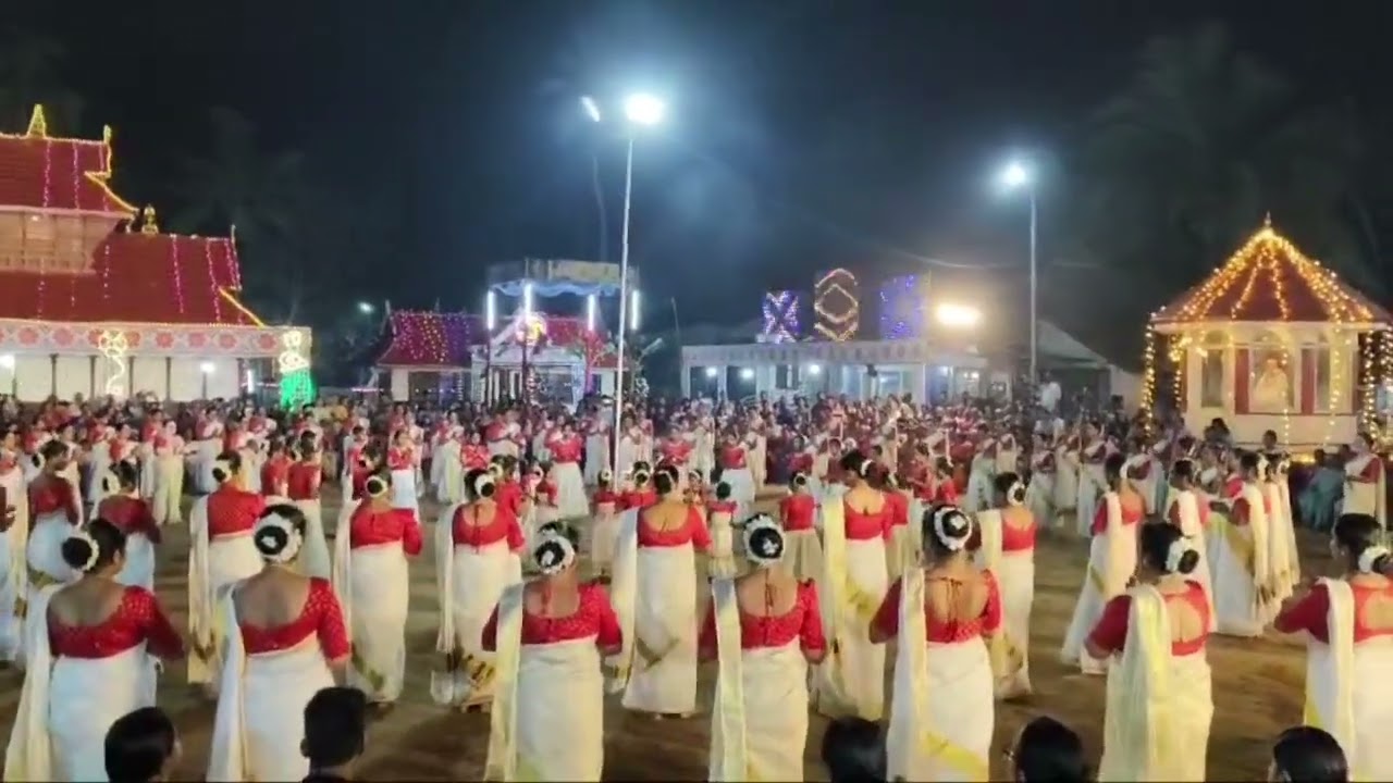 Mega thiruvathira 2025✨Sree Valleshwari Temple Karimpadam