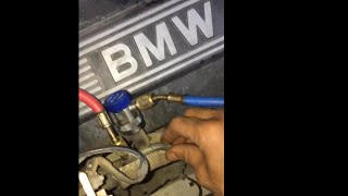 فحص غاز تبريد سيارة BMW