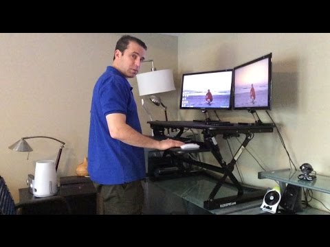 Flexispot 35 Inch Stand Up Desk Unboxing And Installation Review