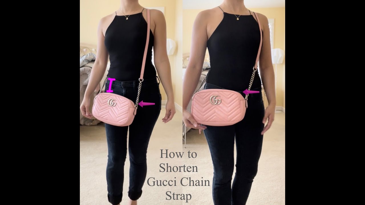 Magically Shorten Long Chain Strap! 🤫 Bag seller secret! #shortsfeed 